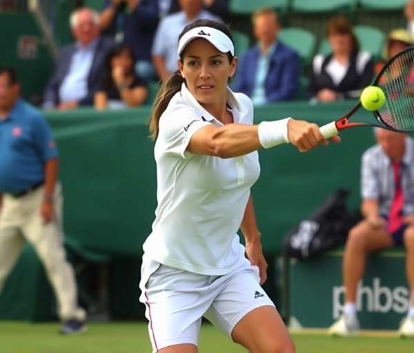Exciting tennis action in Tennis Stars of India Tennis Stars of India action shot
